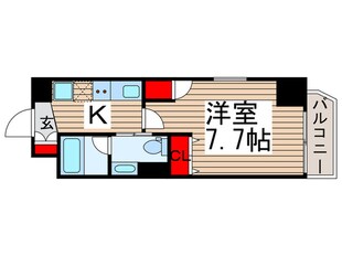 ONE ROOF RESIDENCE KIBA WESTの物件間取画像